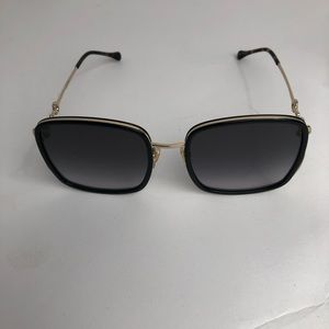 Gucci Fork & Horse-Bit Logo Square Injection Plastic/Metal Sunglasses